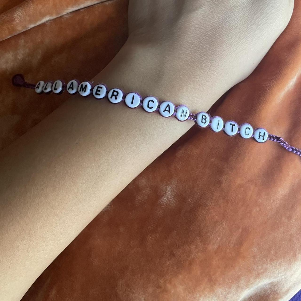 Olivia Rodrigo All American Bitch Bracelet, -thread