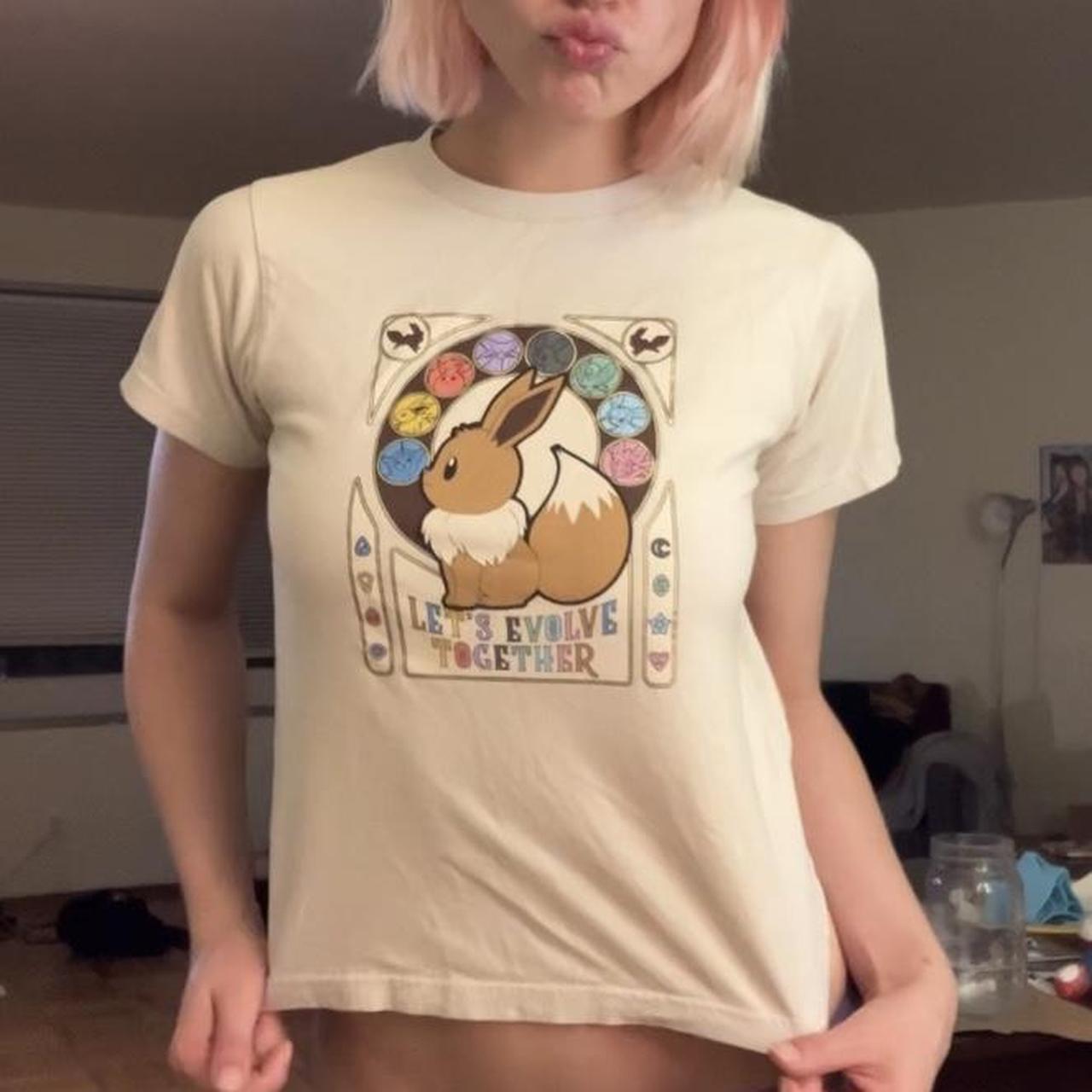 Pokemon Eevee evolutions shirt Only worn once! - Depop