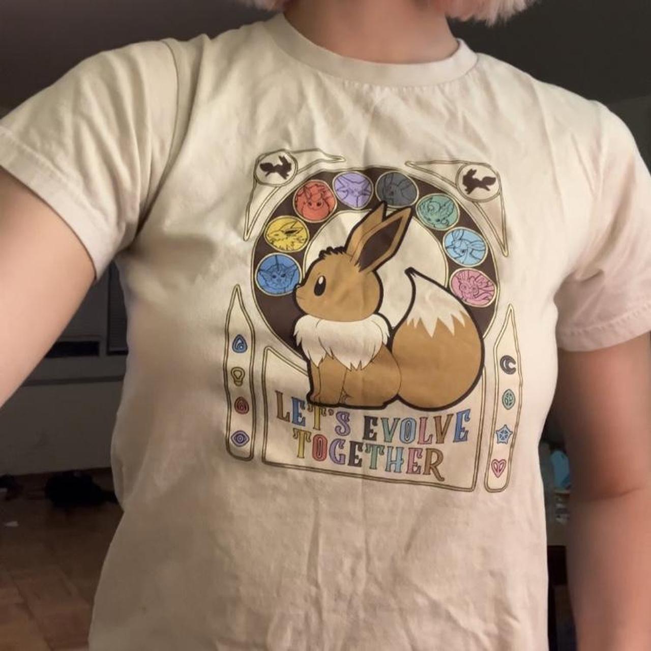 Pokemon Eevee evolutions shirt Only worn once! - Depop