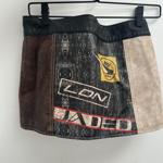 Moto Panelled Mini Skirt