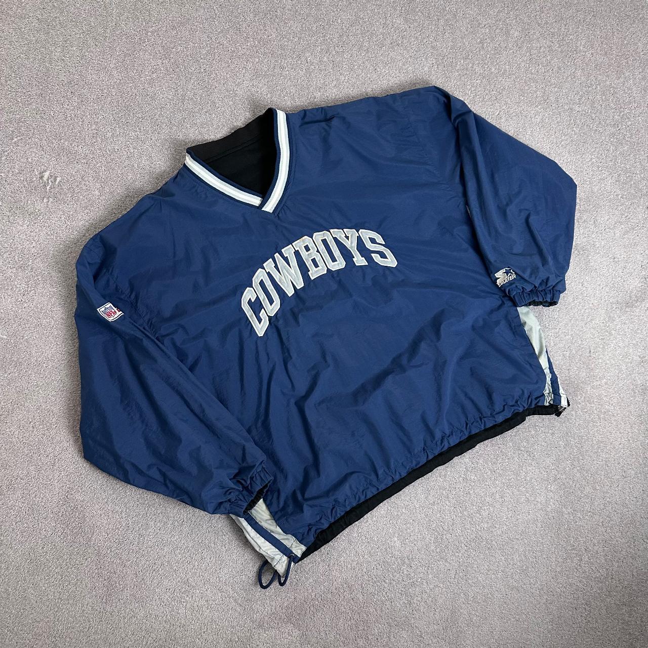 Vintage 90s Starter NFL Pro Line Dallas Cowboys... - Depop