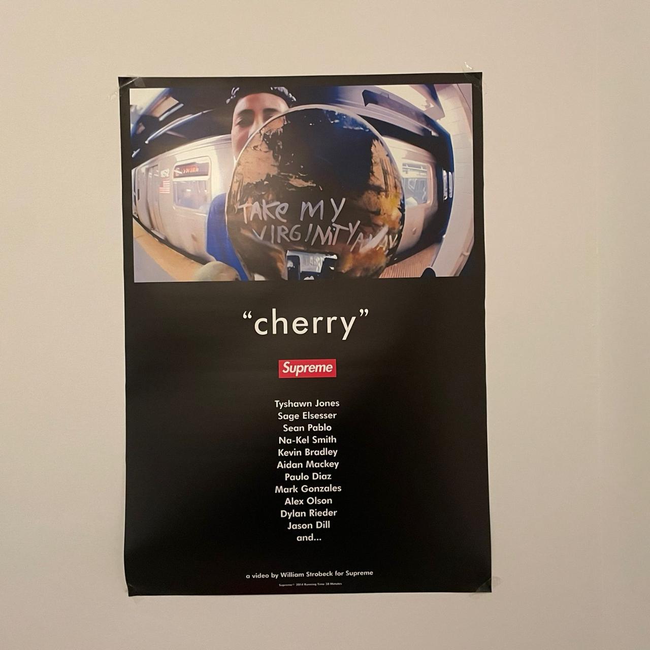 Supreme cherry ポスター william strobeck Supreme Cherry Poster SS14 – UniqueHype