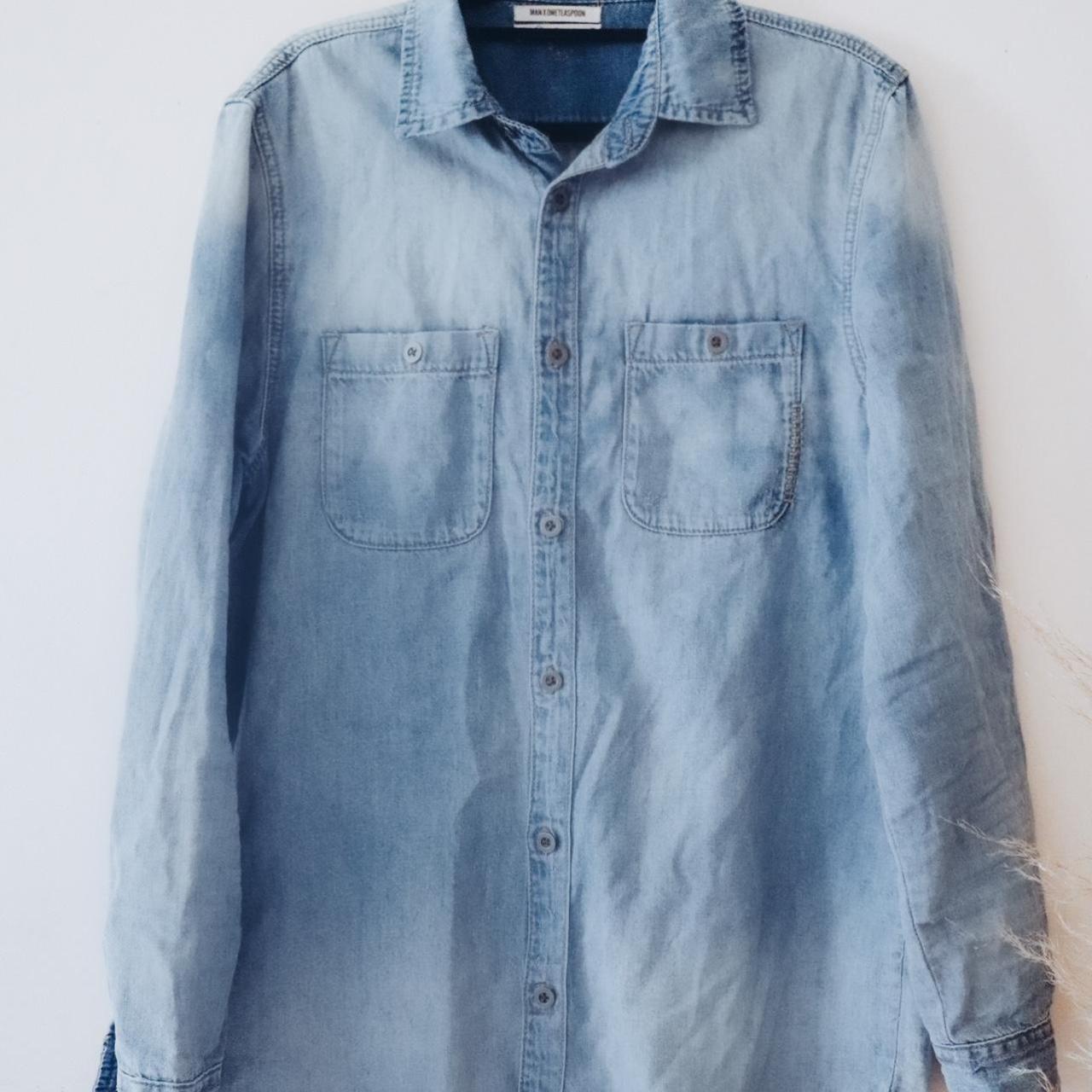 One Teaspoon Men's Blue Shirt | Depop