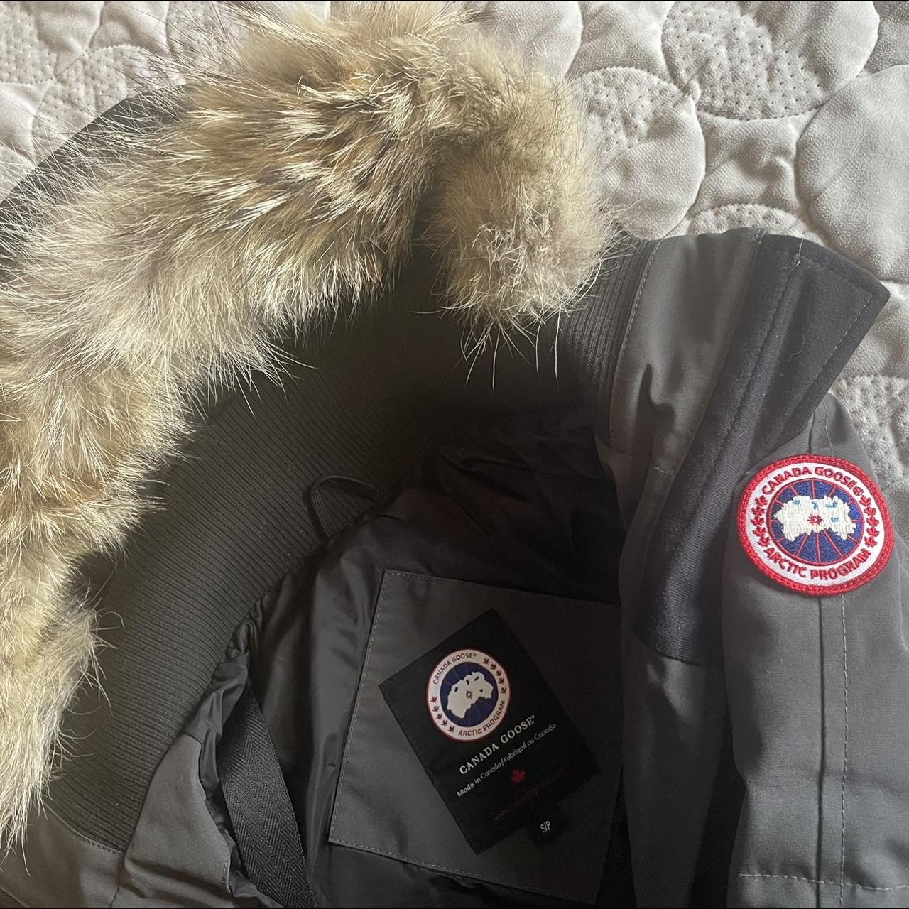 Selling SMALL Canada goose authentic coat Grey small... - Depop