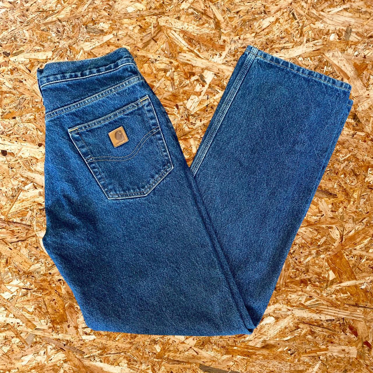 Carhartt Men's Blue Trousers | Depop