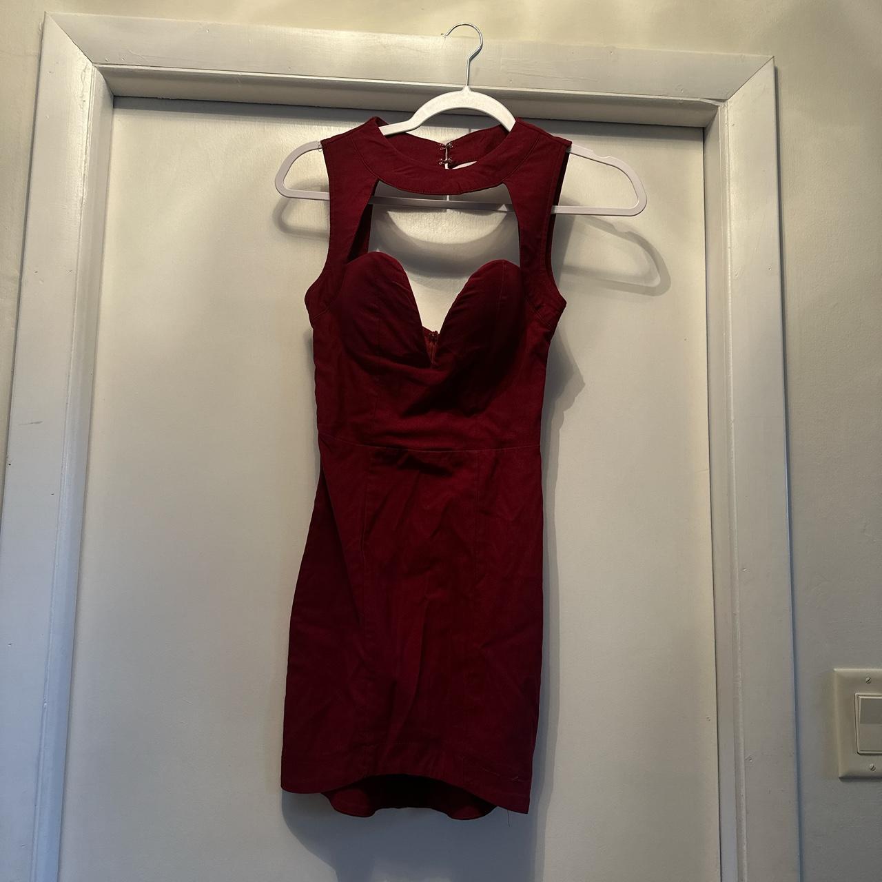 Tobi shop burgundy dress