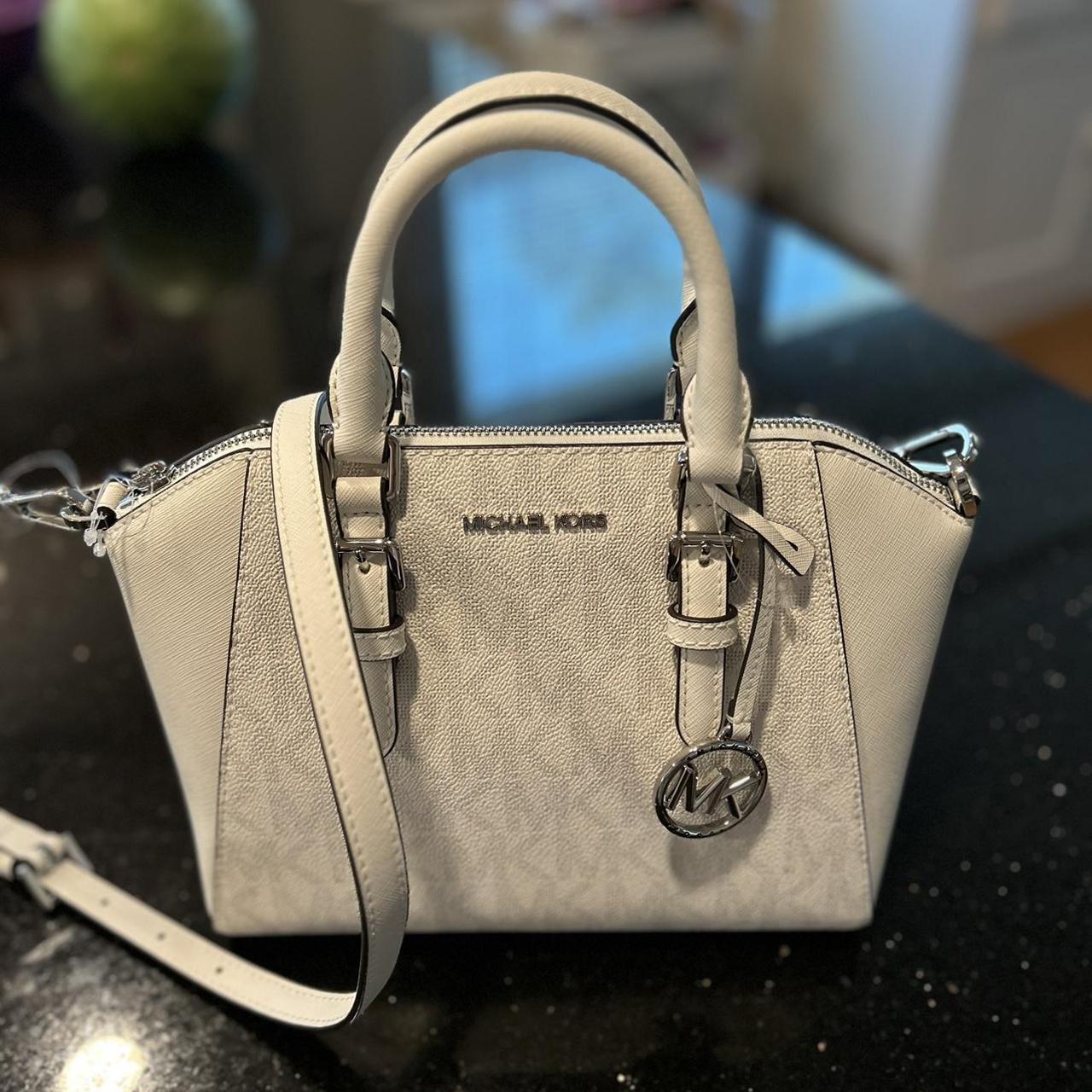 Michael Kors Ciara Monogram Messenger Satchel New Depop