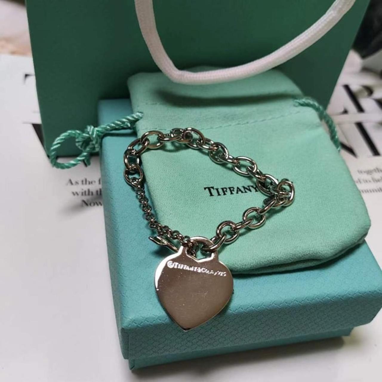 necklace A Tiffany bracelet 925 sterling silver... - Depop