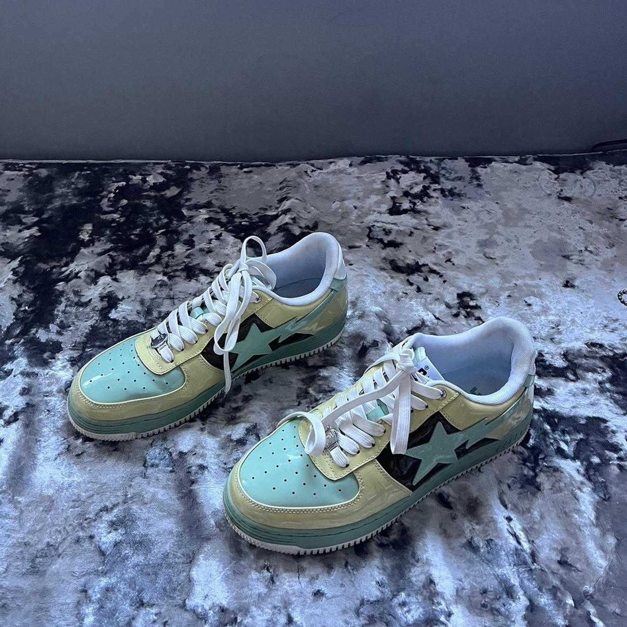 Bathing Ape Men s BAPE Sta Mint Green Cream