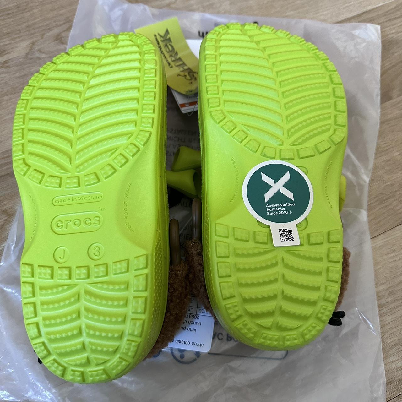 Brand new shrek crocs Size Junior 3 (J3) Open to... - Depop