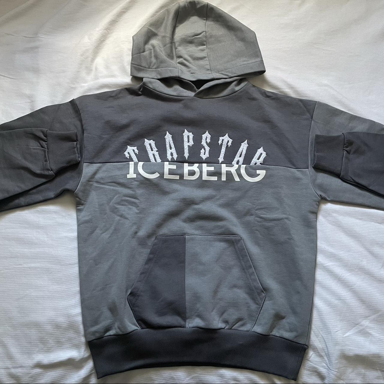 Trapstar x Iceberg Deconstructed Grey Hoodie Limited... Depop