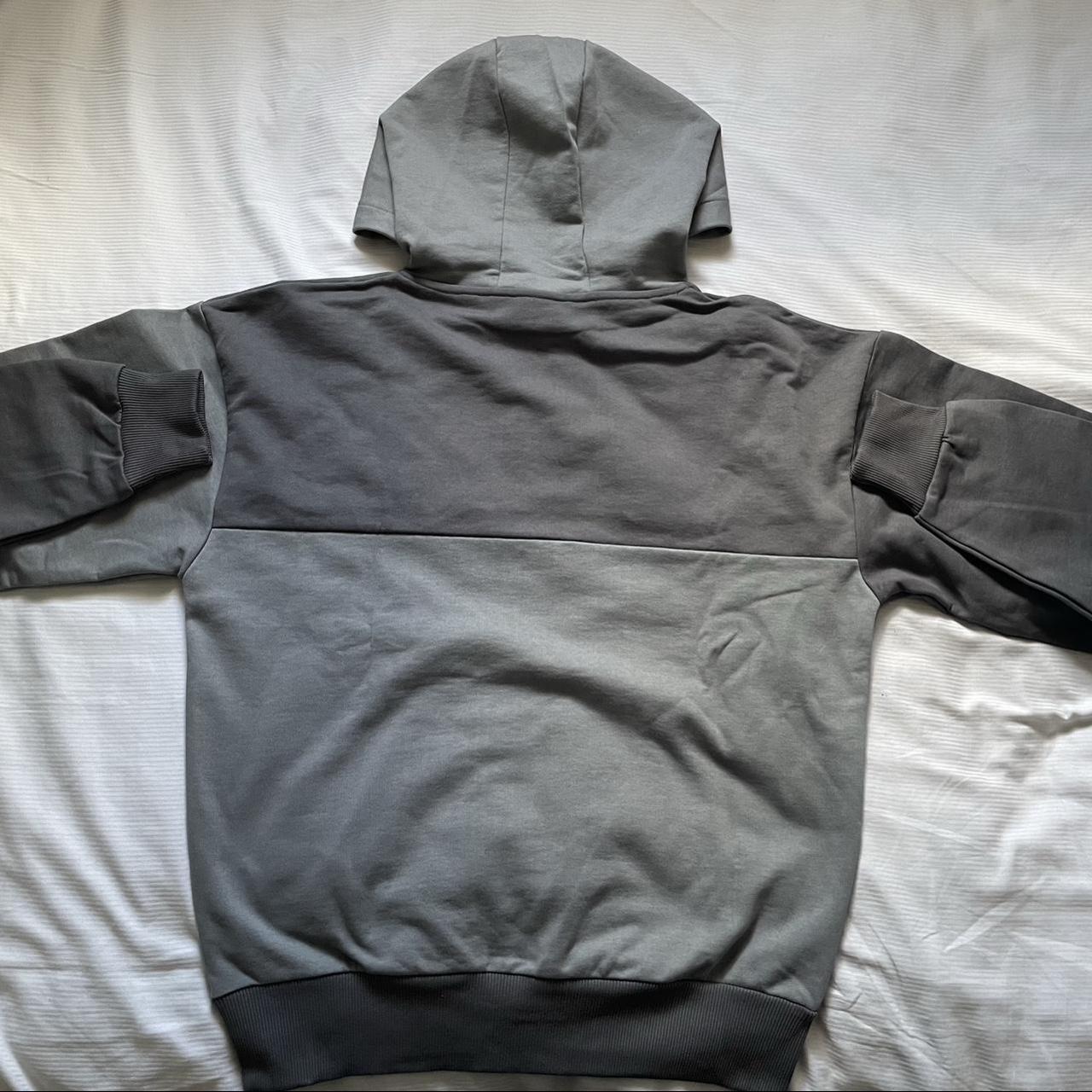 Trapstar x Iceberg Deconstructed Grey Hoodie Limited... - Depop