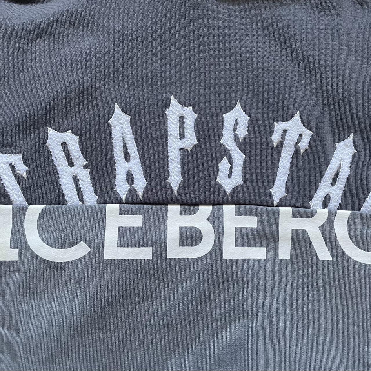 Trapstar x Iceberg Deconstructed Grey Hoodie Limited... Depop
