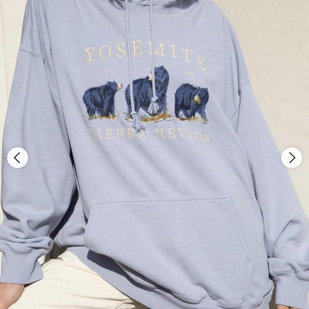 brandy melville yosemite christy hoodie periwinkle Depop