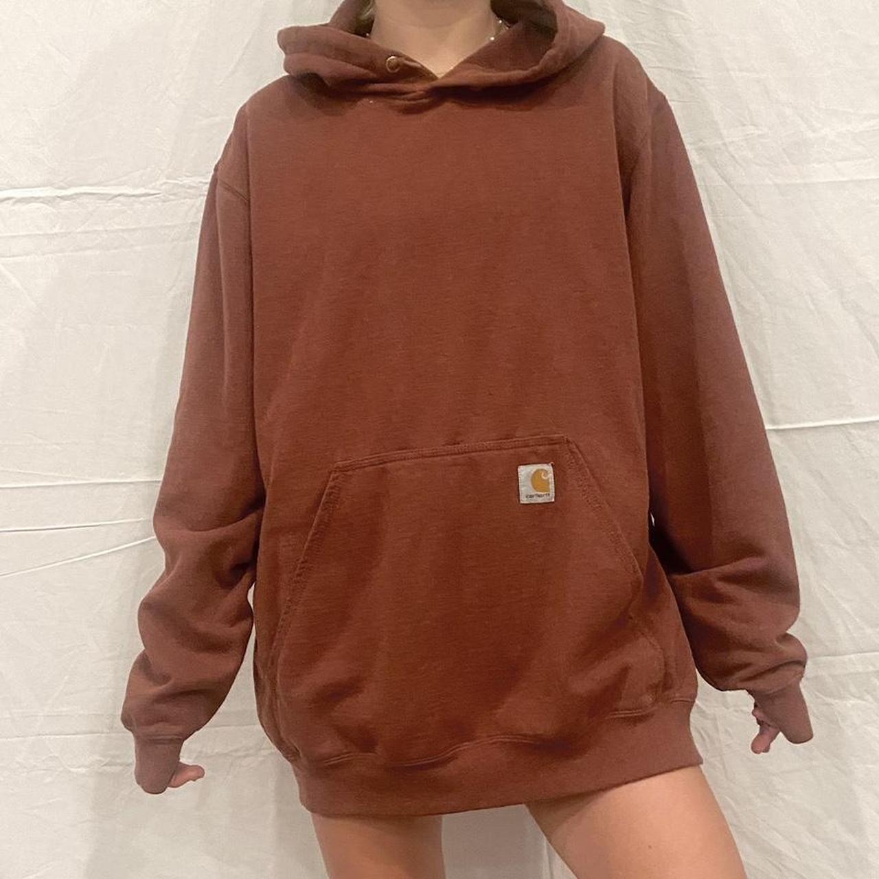 Burgundy best sale carhartt hoodie