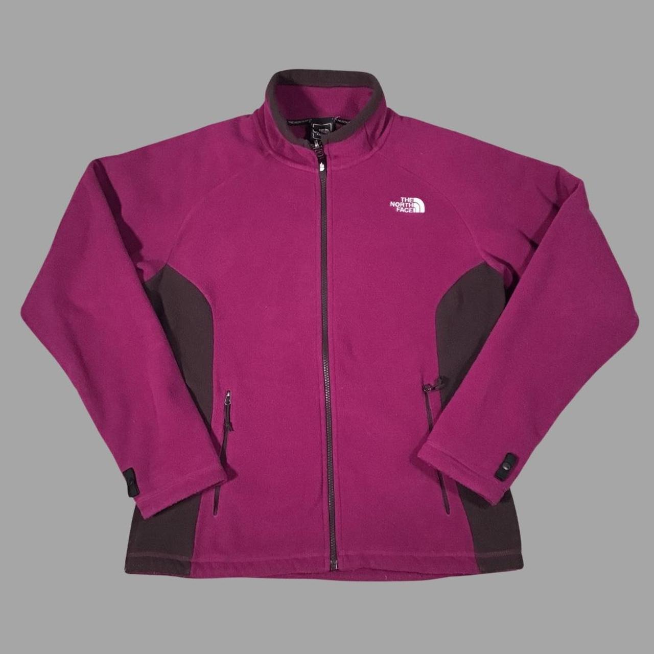 00’s women’s The north face fleece. Plum coloured... - Depop