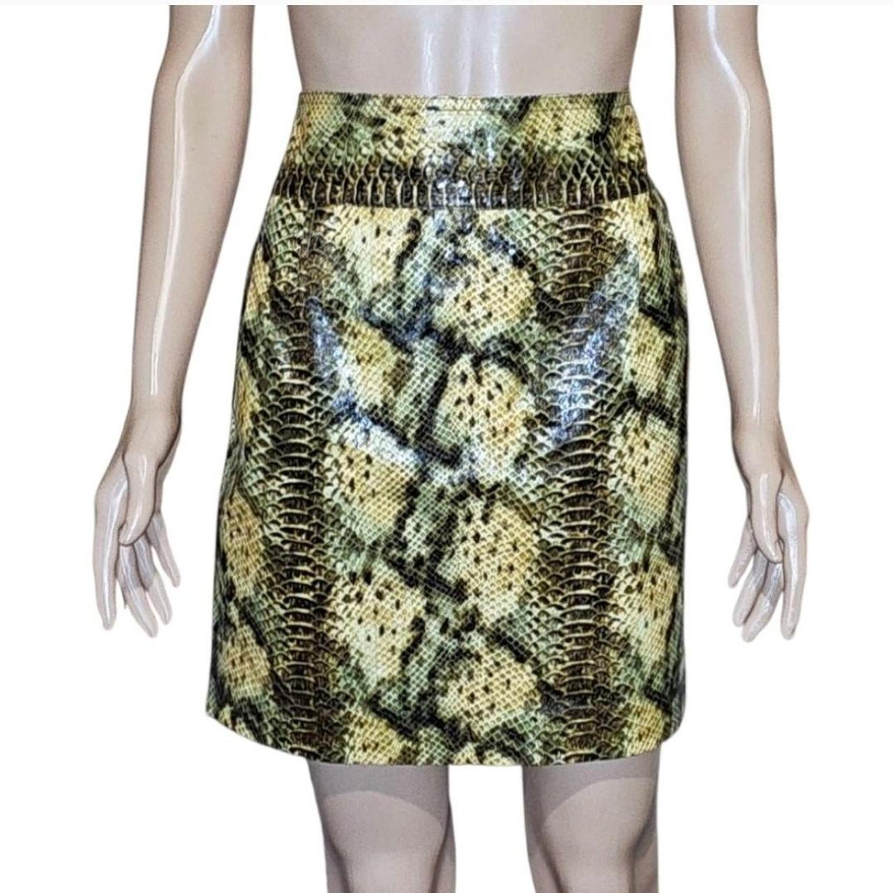 Express Women's Skirt - Multi - 8 – Express Pytho… - image 1