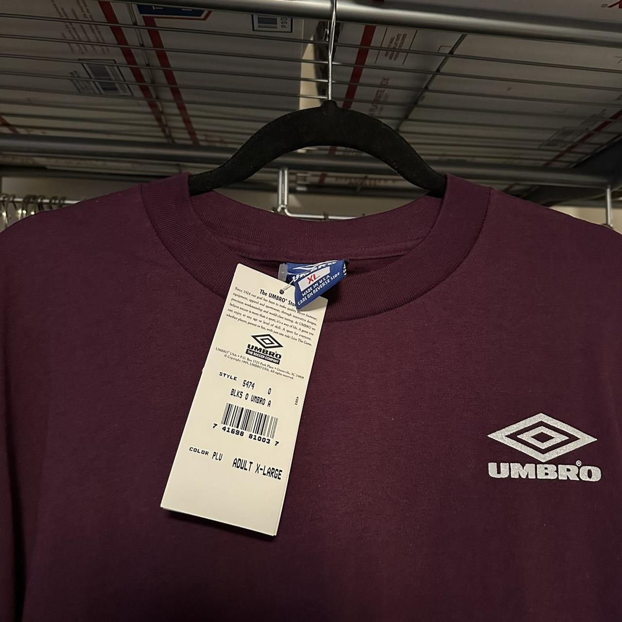 Men's Vintage BNWT Umbro T-Shirt Size XL Made in USA... - Depop