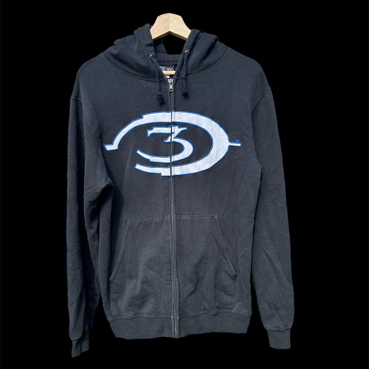 Vintage Halo 3 video game promo hoodie Tagged size... - Depop