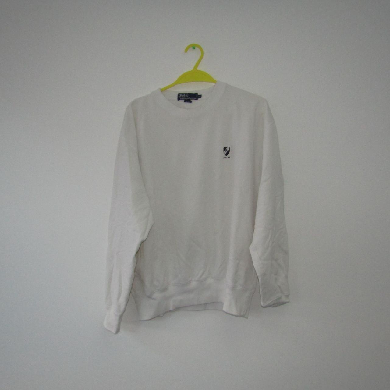 White Polo Ralph Lauren Sweatshirt Great condition... - Depop