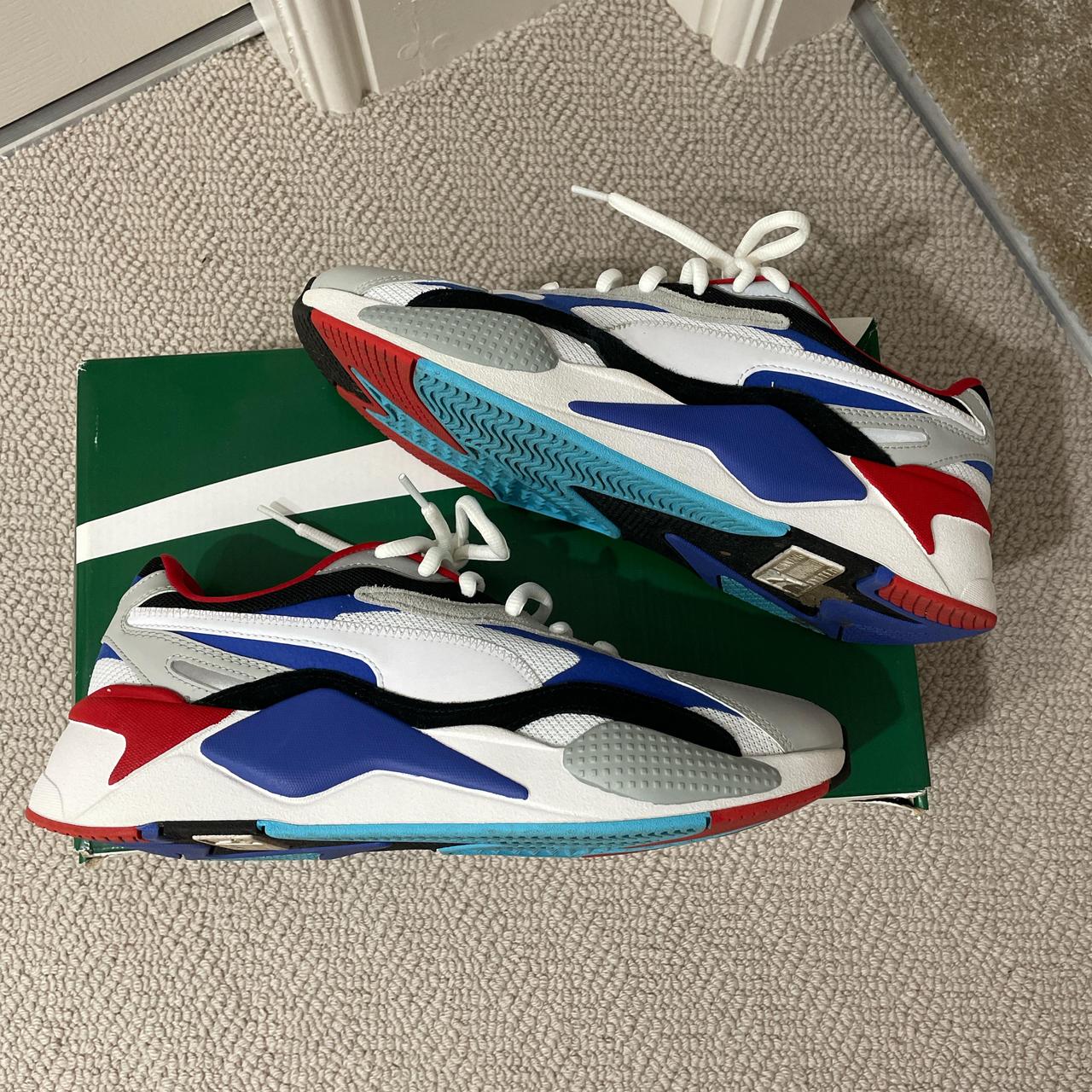 Rs X3 Puma Rsx Blue Red RS-X3 Puzzle, White Dazzling Blue Red Black