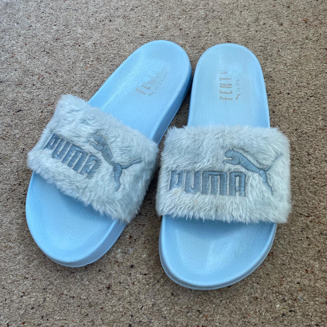 Fenty store slides blue