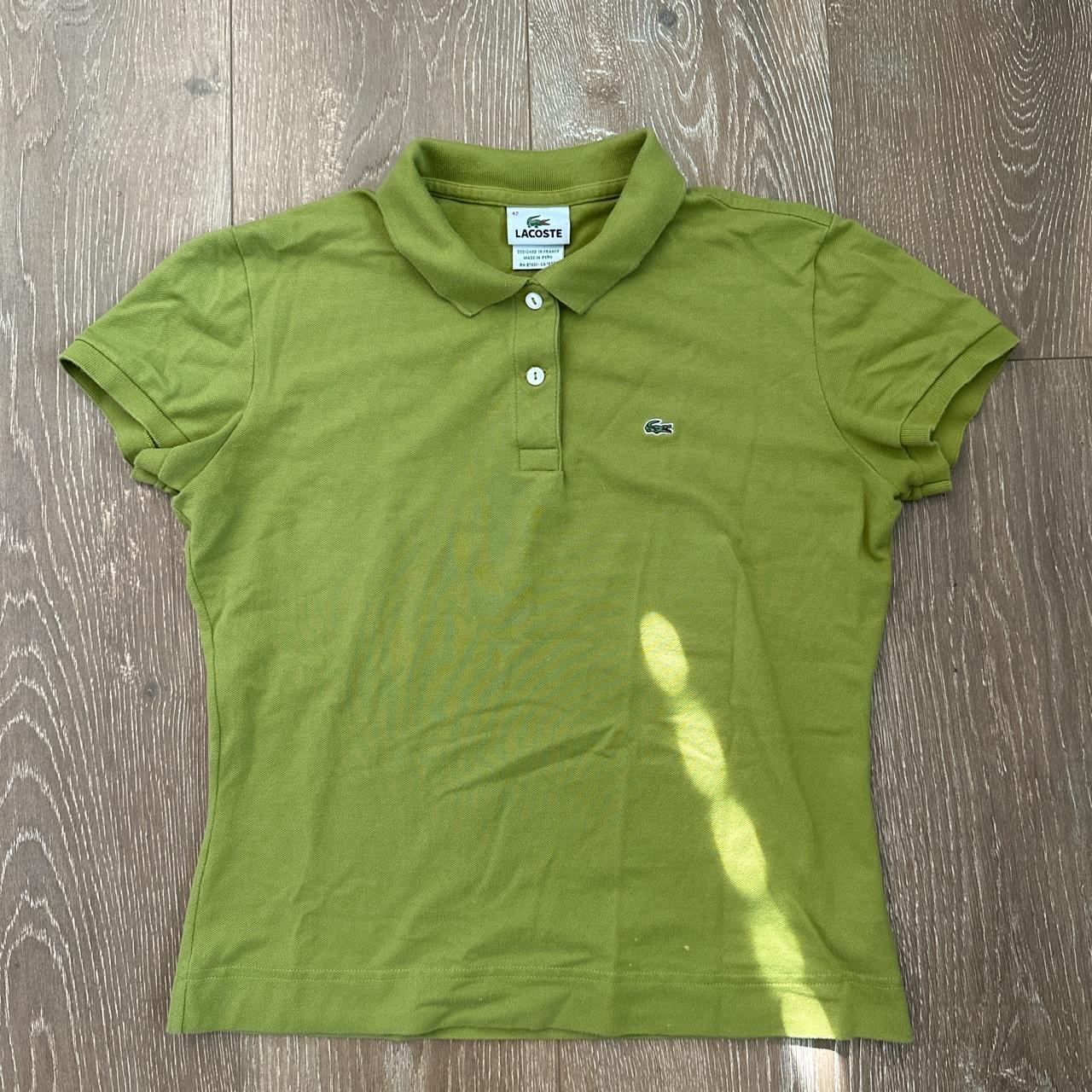 Lacoste Women's Green Poloshirts Depop