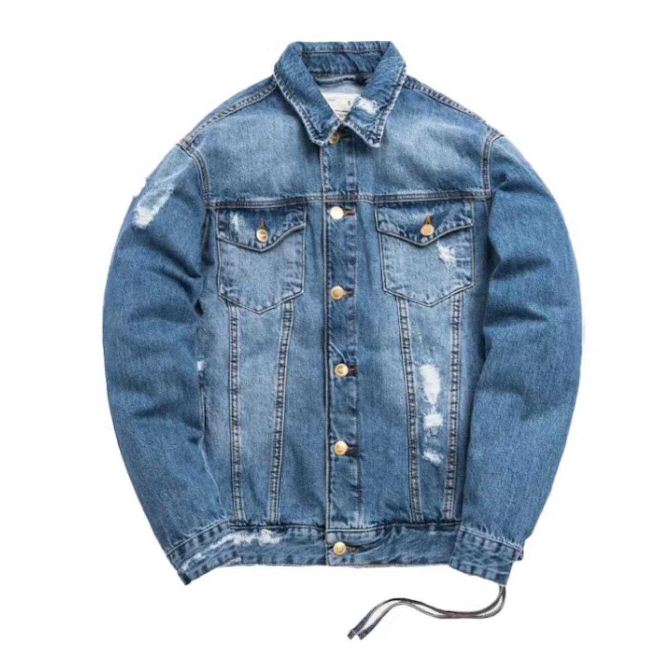 L KITH LAIGHT DENIM JACKET STELLA BLUE