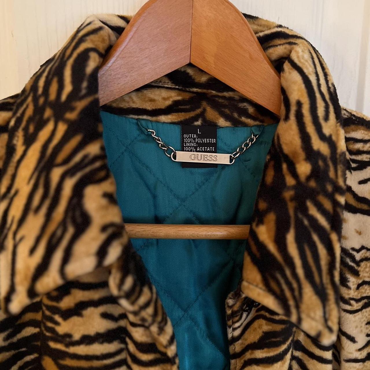 Tiger print 2024 jacket women's