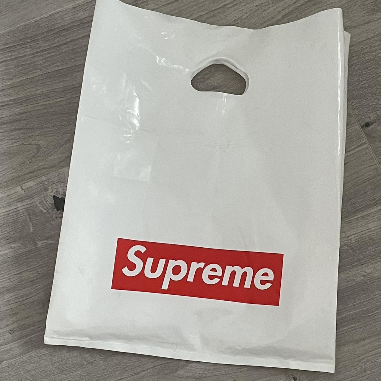 Supreme carrier bag 100% genuine from supreme London... - Depop