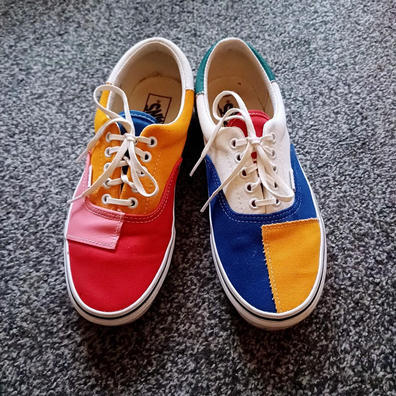 Vans era color on sale block sneakers in multi