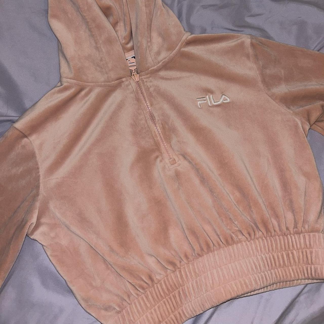 Fila rose velour best sale