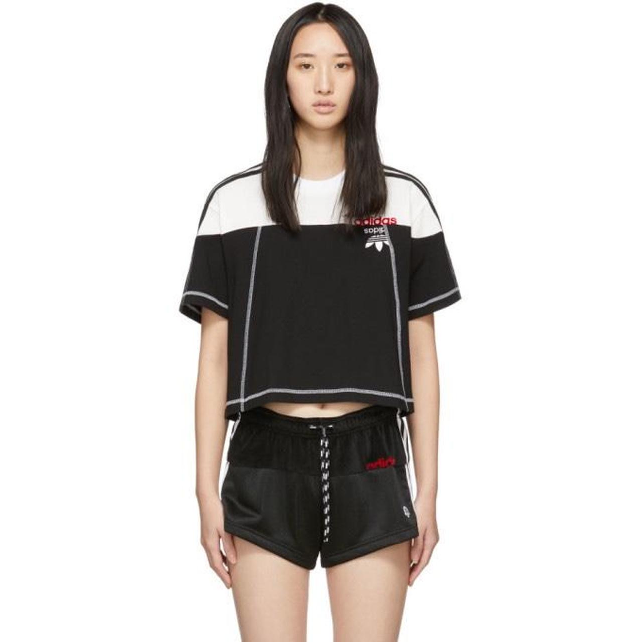 Alexander wang adidas crop top deals