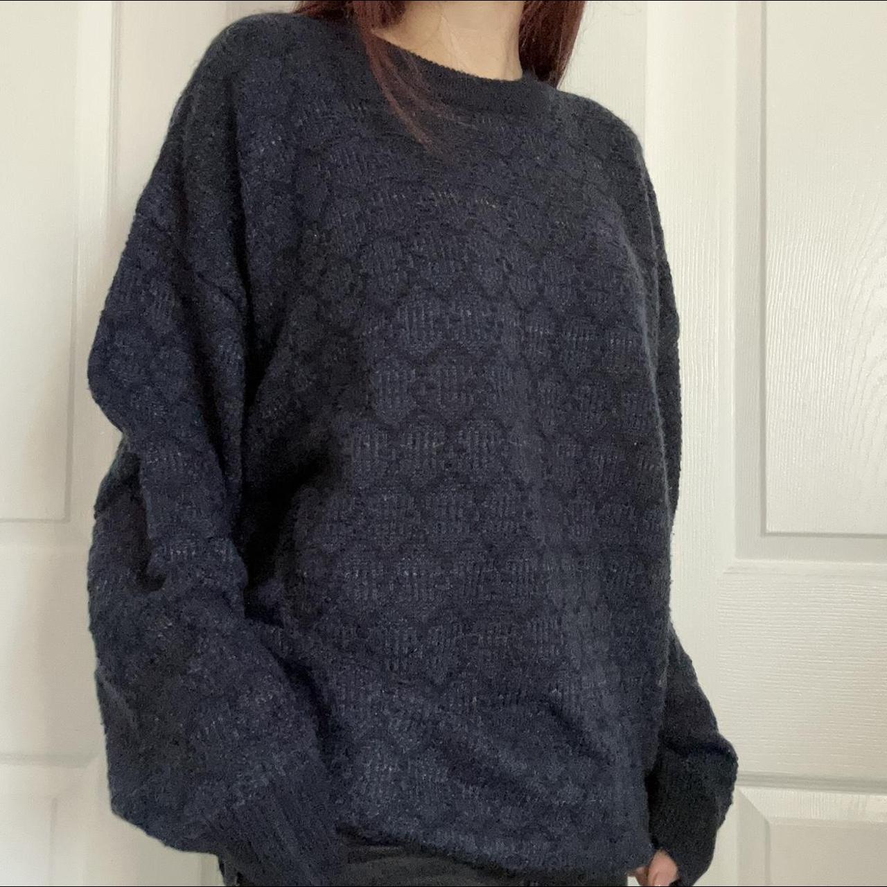 American Heritage Textiles Men's Blue and Navy Jumper