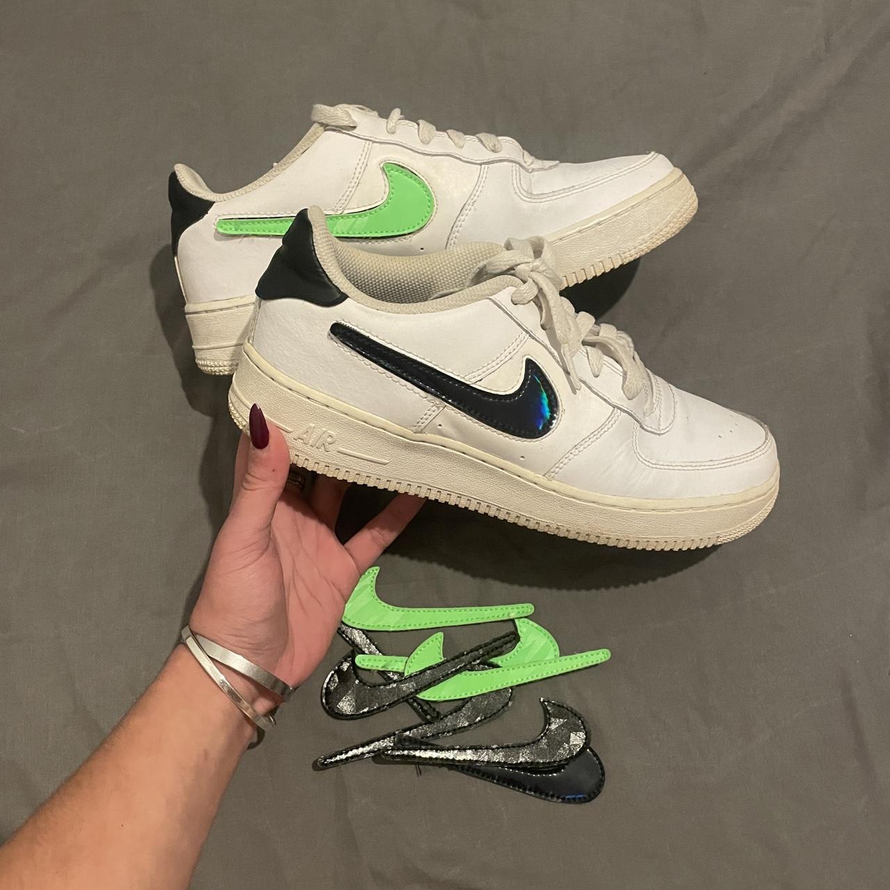 nike air force 1 low LVL8 all 3 velcro tick styles. Depop