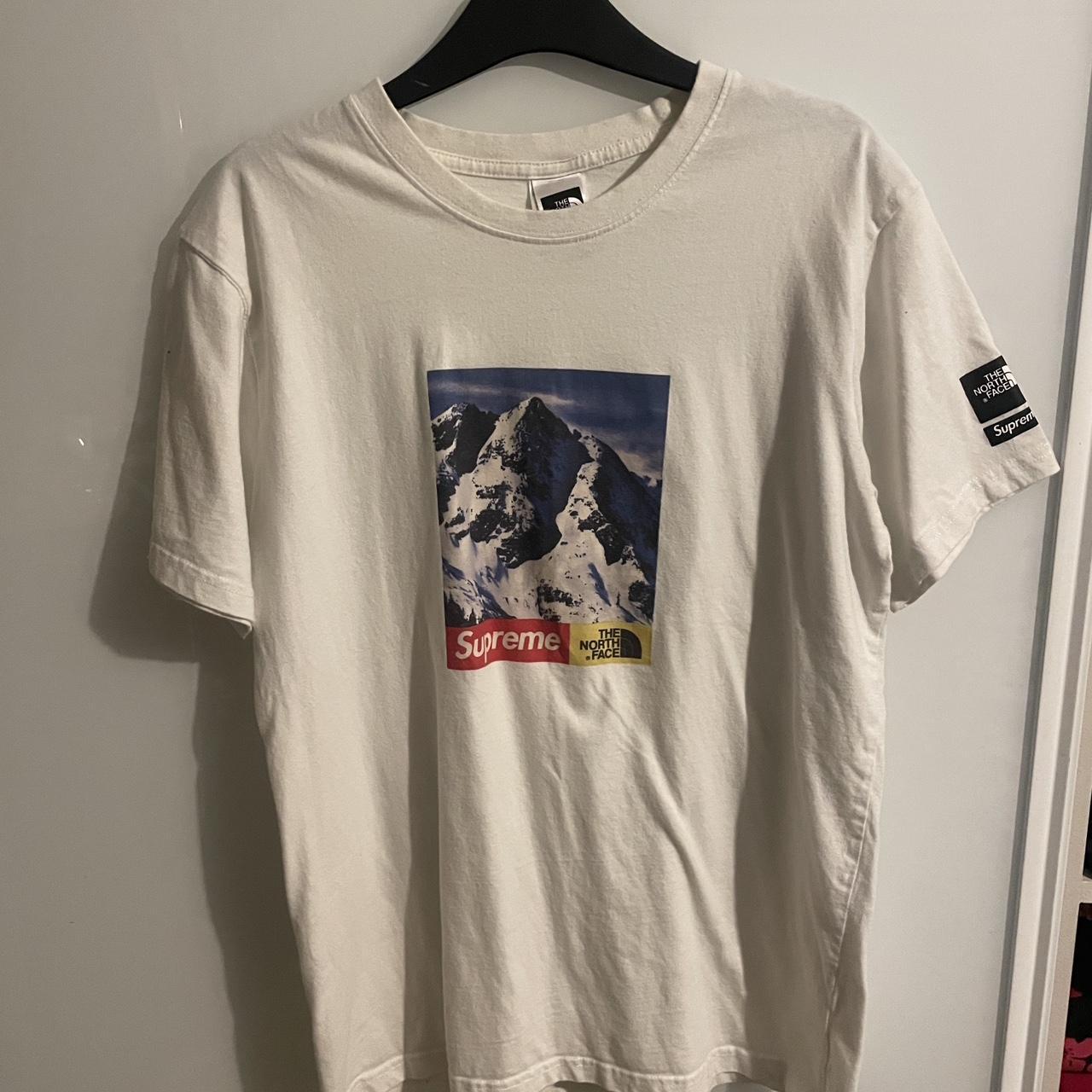 Supreme the north face mountain tee white online