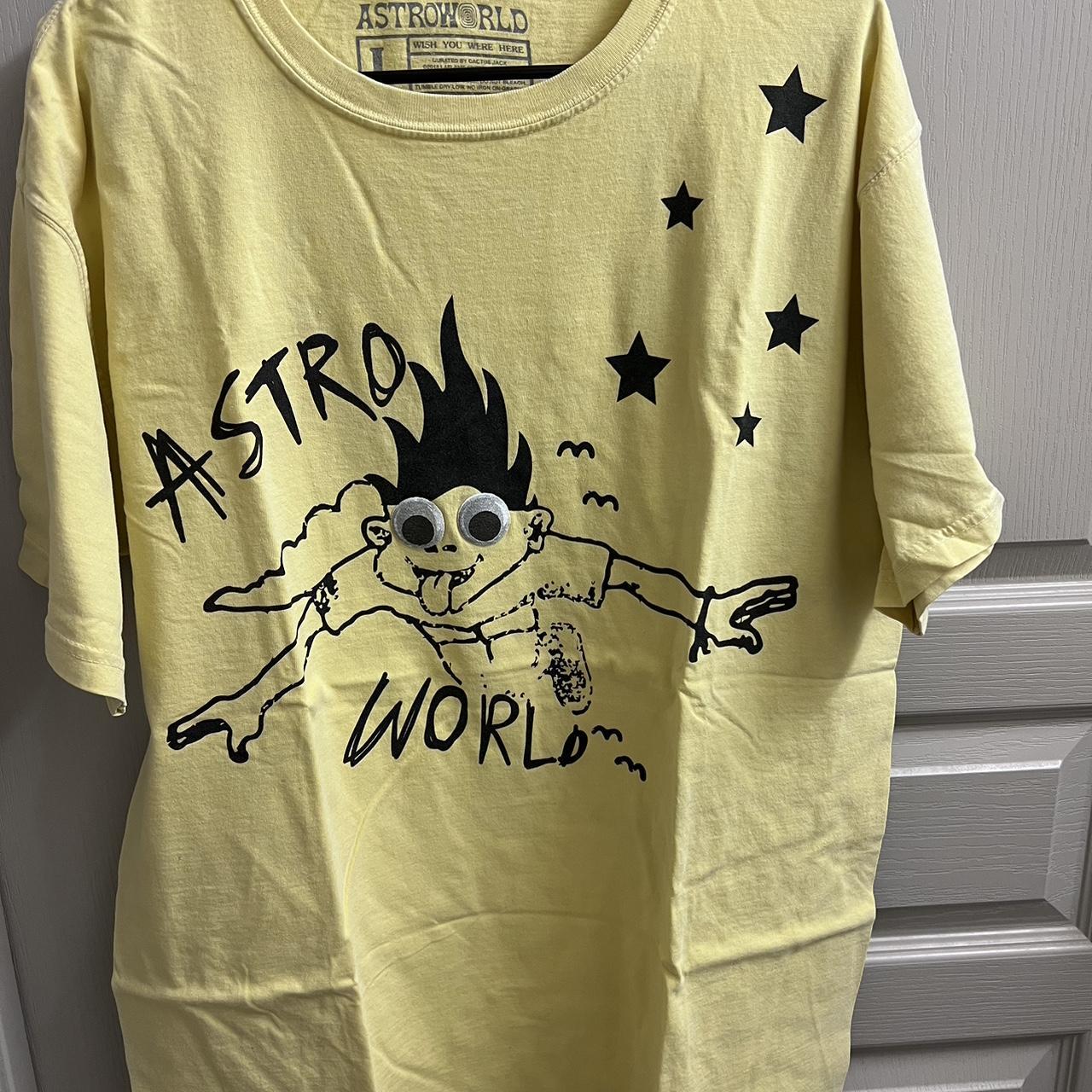 Tシャツ・カットソー Travis Scott Look Mom I Can Fly Tee Yellow Travis Scott - 