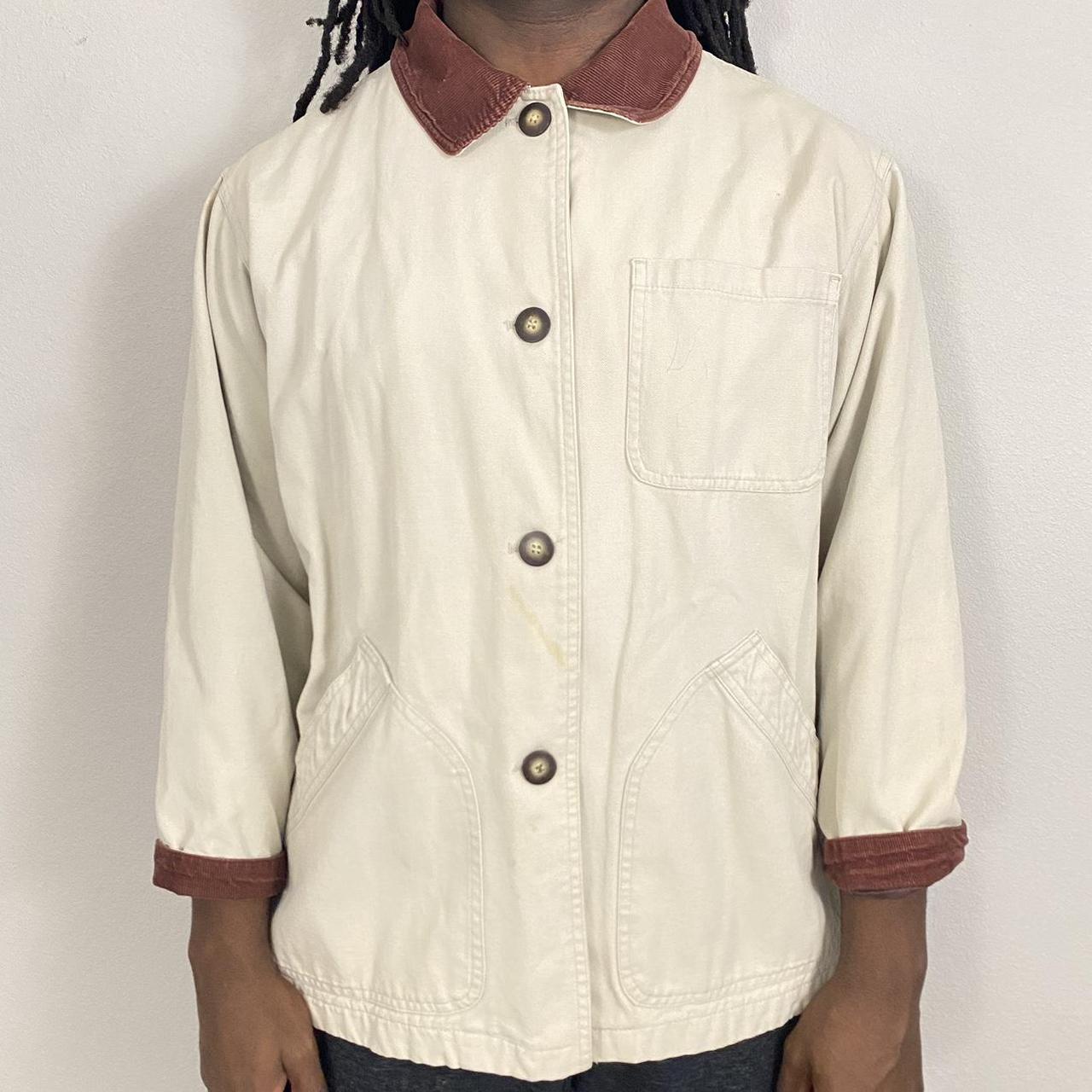 Vintage white jacket In great condition as seen in... Depop