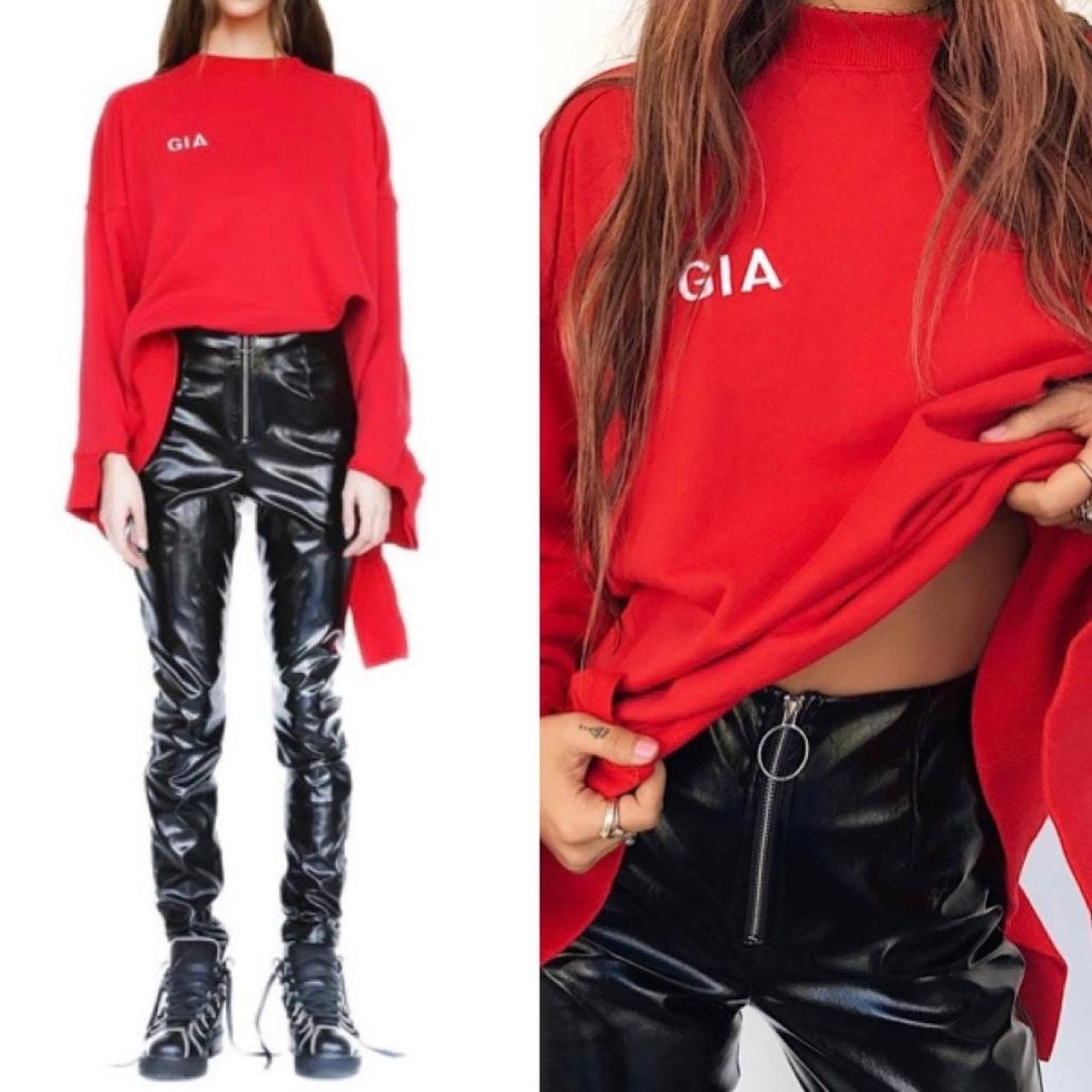 I am gia red jumper sale