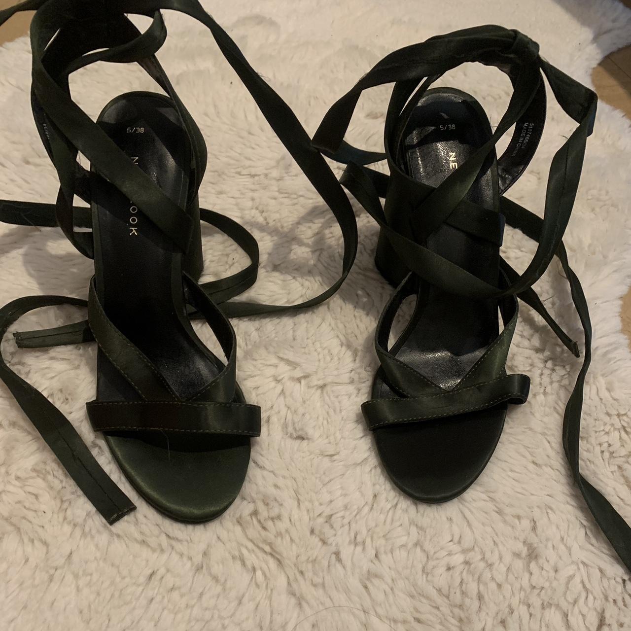 NEW LOOK Green High Heeled Womens Sandals - Size UK 4 (37) New - RRP =  £19.99 | eBay