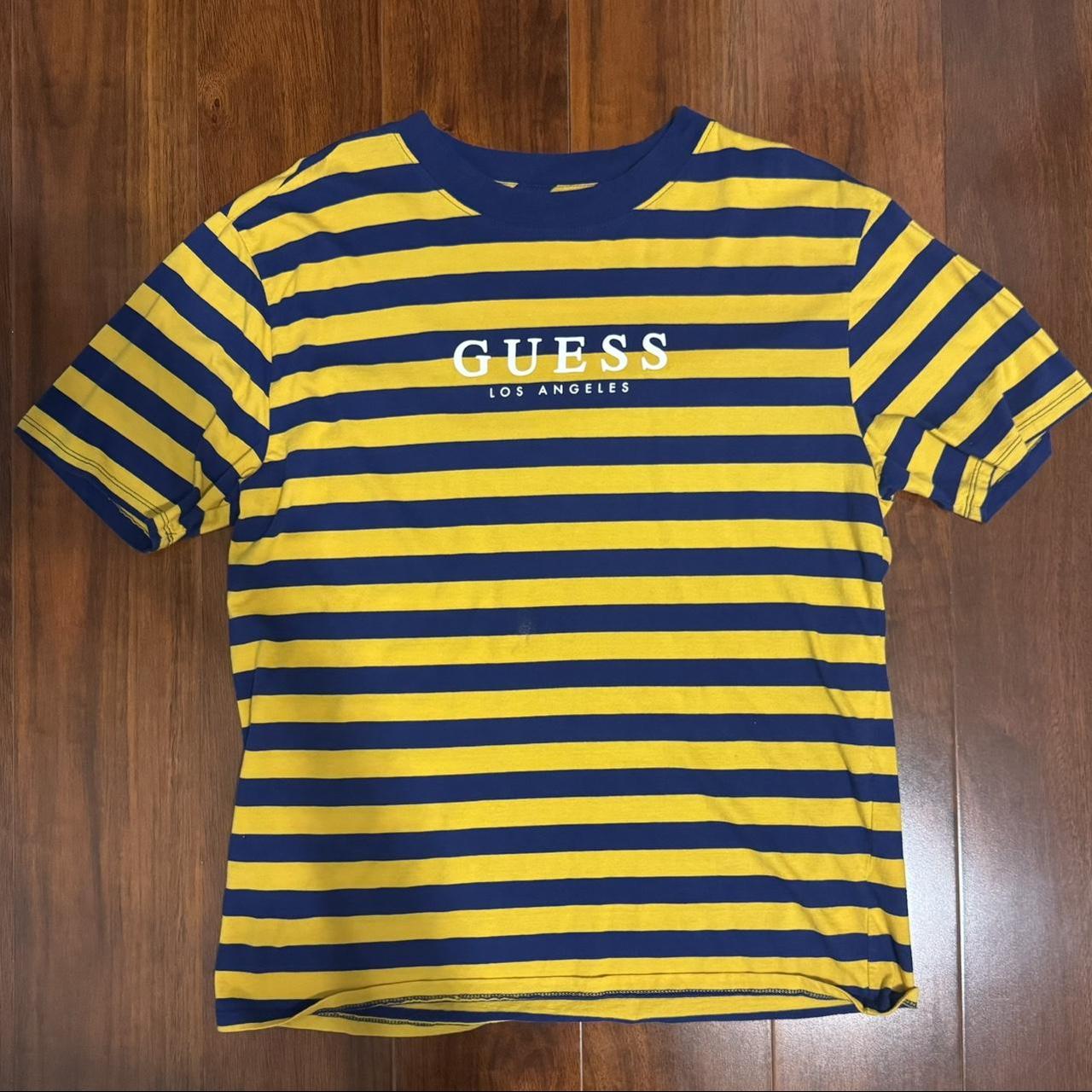 Guess shirt fashion yellow