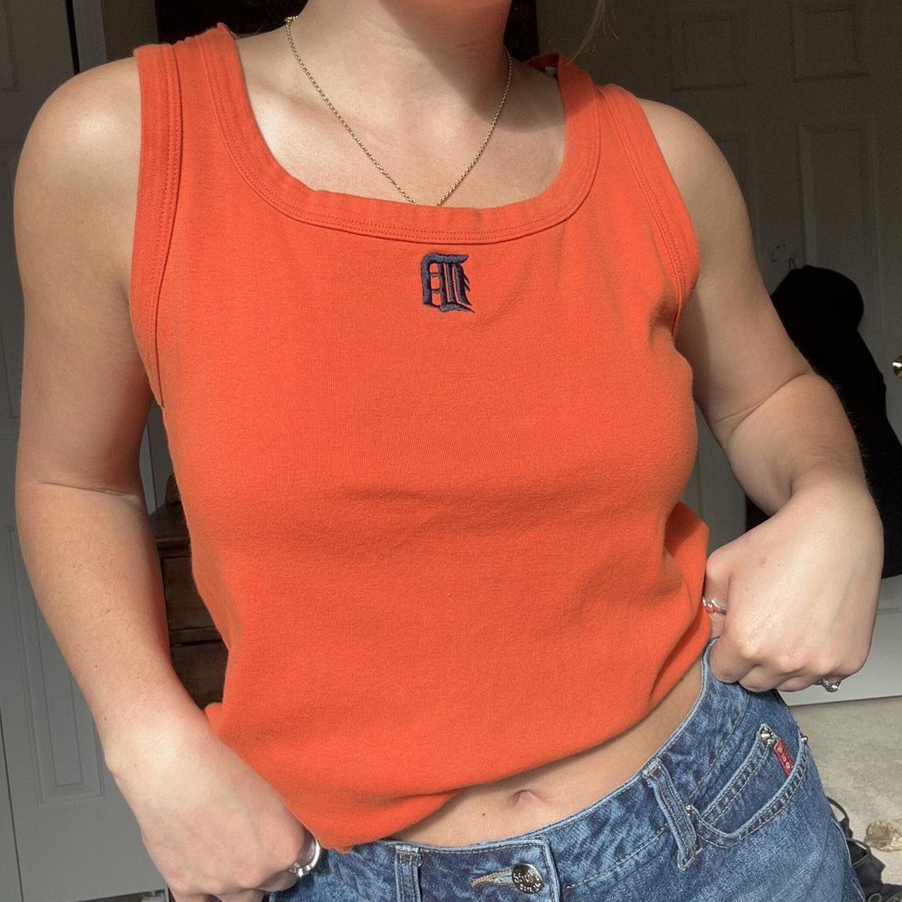 Detroit Tigers muscle tee. Size XL. Great condition. - Depop