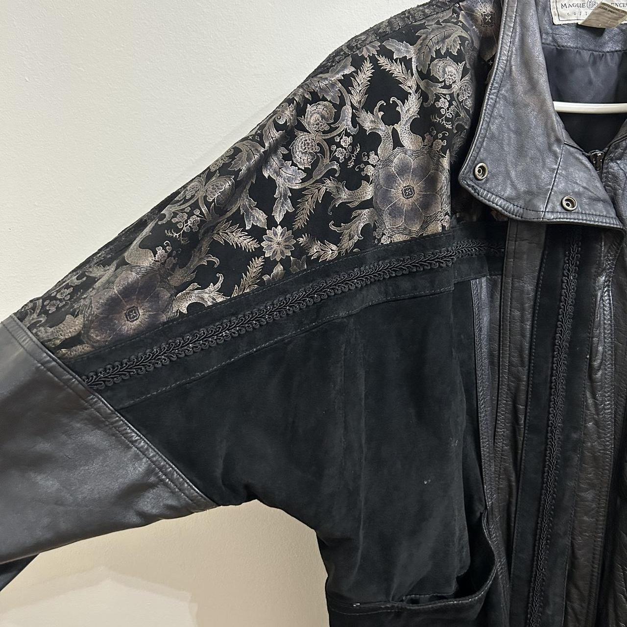 80's Vintage MAGGIE LAWRENCE ジャケット アメリカ製 Vintage 80s Black Velvet Double-Breasted Blazer Jacket