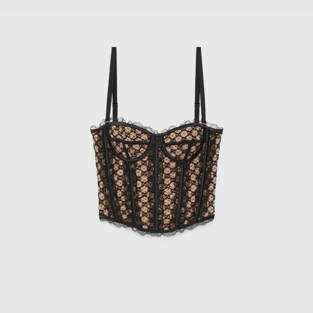 新品タグ付き✨GUCCI SS22 GG Net Corset コルセット GG Gucci Net corset- the cutest corset but bought on | Depop