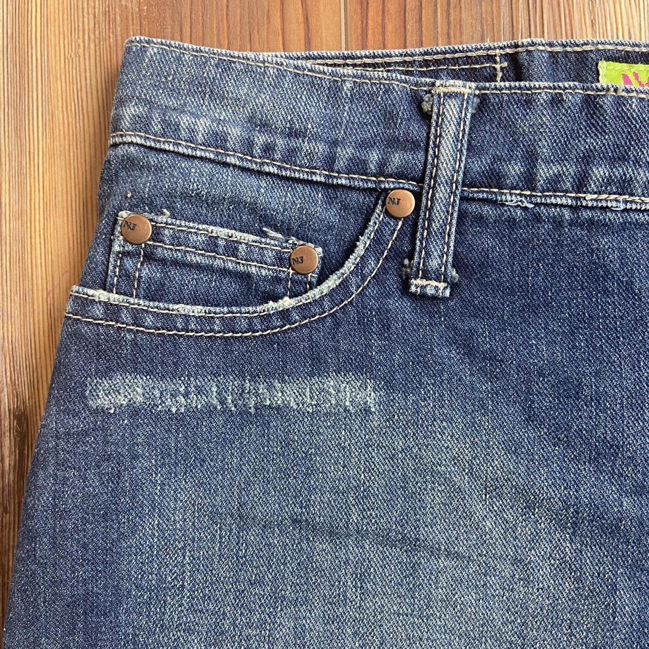 True vintage Y2k mini jeans skirt by the brand Next... - Depop