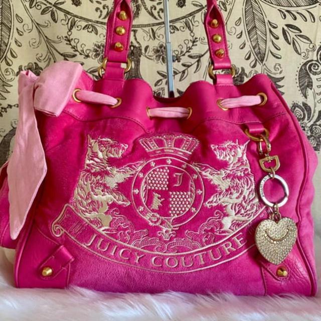 Rare Juicy Couture Authentic Vintage Pink Barrel Bag Purse HTF Y2k | eBay