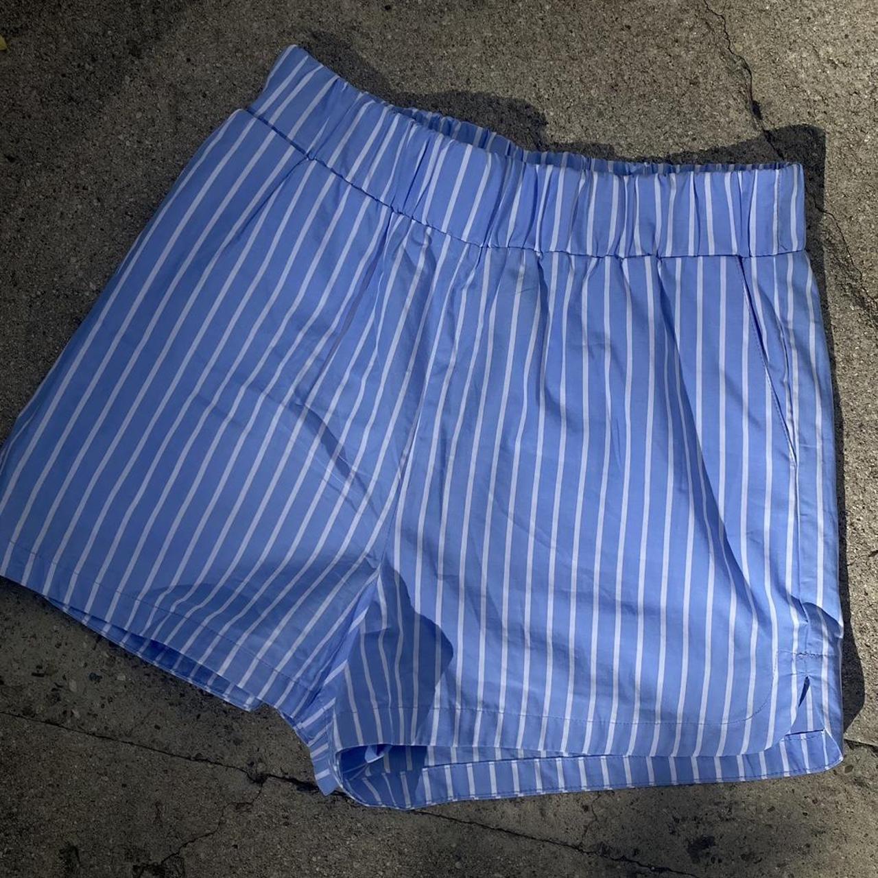 Primark Women's Blue and White Shorts | Depop