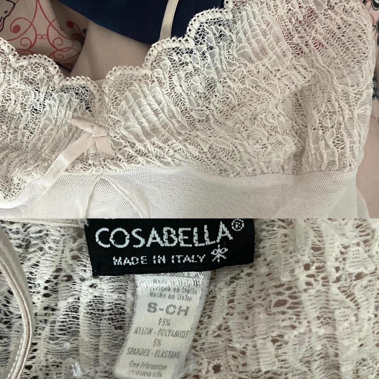 white cosabella lace cami top 🕊️ - Depop