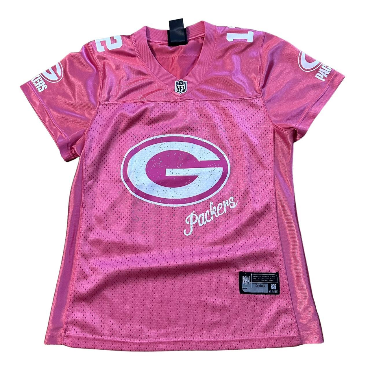 Pink aaron hot sale rodgers jersey