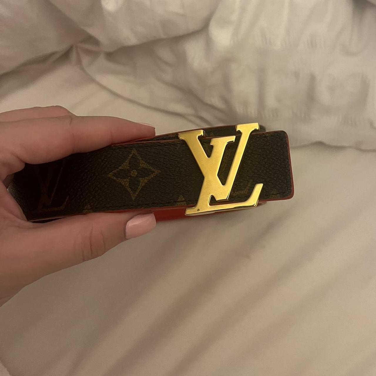 mens red louis vuitton belt